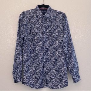 SILVER STONE Collection Button Down Shirt Paisley